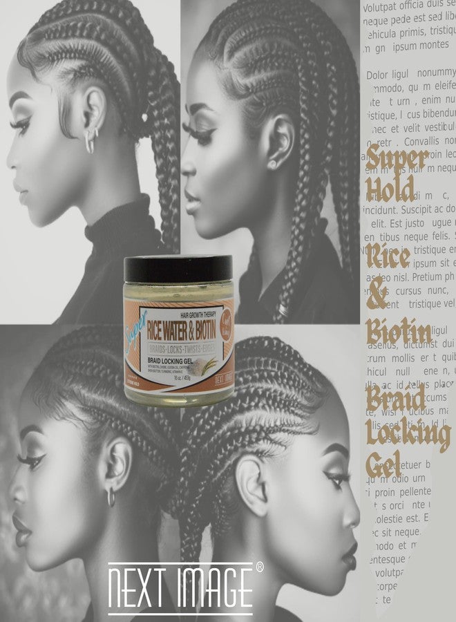 NEXT IMAGE - Braid Locking Gel Super Hold [Rice Water] - Image 3