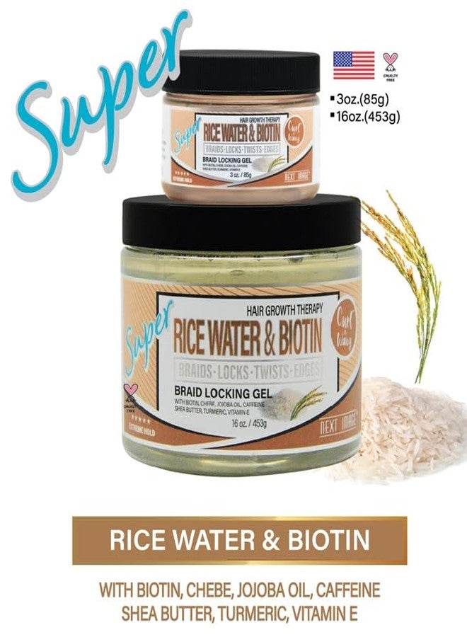 NEXT IMAGE - Braid Locking Gel Super Hold [Rice Water] - Image 5