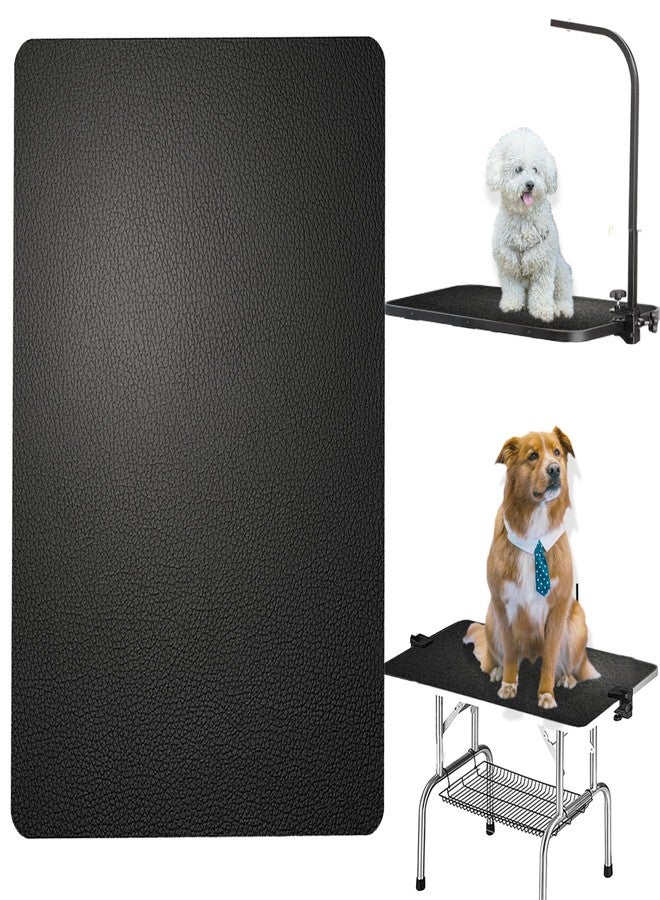 Xinhw Grooming Table Mat, 24 X 36inch Non-Slip Rubber Dog Grooming Mat for Table, Portable Soft Pet Grooming Table Mat for Home Pet Grooming Waterproof Easy Clean - Image 1
