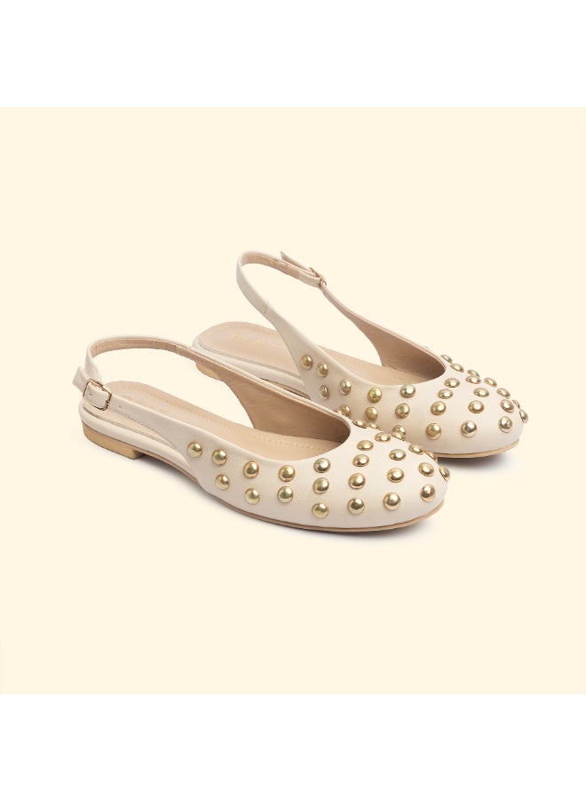 BOU NINA STUD SLINGBACKS - Nina Dune - Image 1