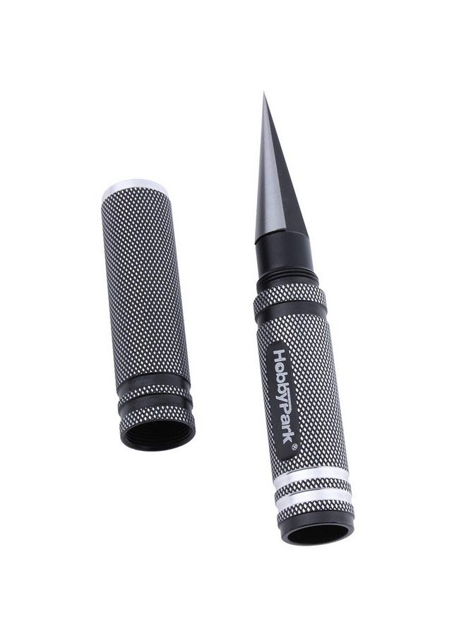 Hobbypark HobbyPark 0-14mm Hole Puncher Reamer w/Sleeve and Curved Scissors Set Universal Tool for RC Car Body Shell Lexan Plastic (with Black Reamer)  - Image 2