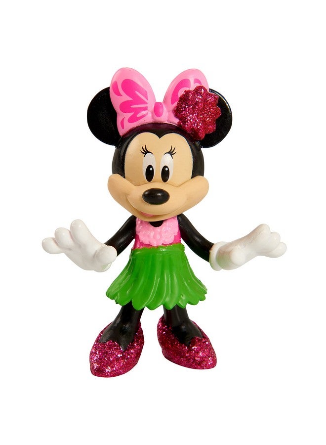 Minnie مجموعة تماثيل قابلة للجمع من ديزني جونيور ميني ماوس بحجم 3 بوصات، مجموعة مكونة من 5 قطع، ألعاب للأطفال من عمر 3 سنوات فما فوق من جاست بلاي - Image 4