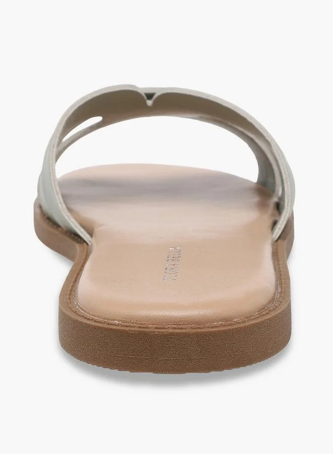 Flora Bella By Shoexpress GREEN Flora Bella Girls Slip-On Flat Sandals for Women | Best Price UAE
