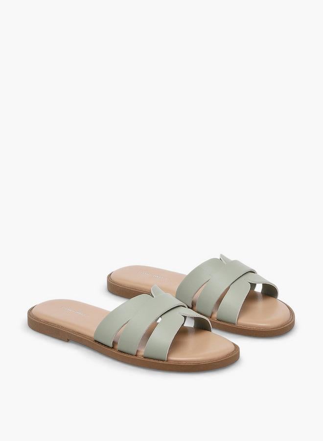 Flora Bella By Shoexpress Flora Bella Girls Slip-On Flat Sandals - Image 1