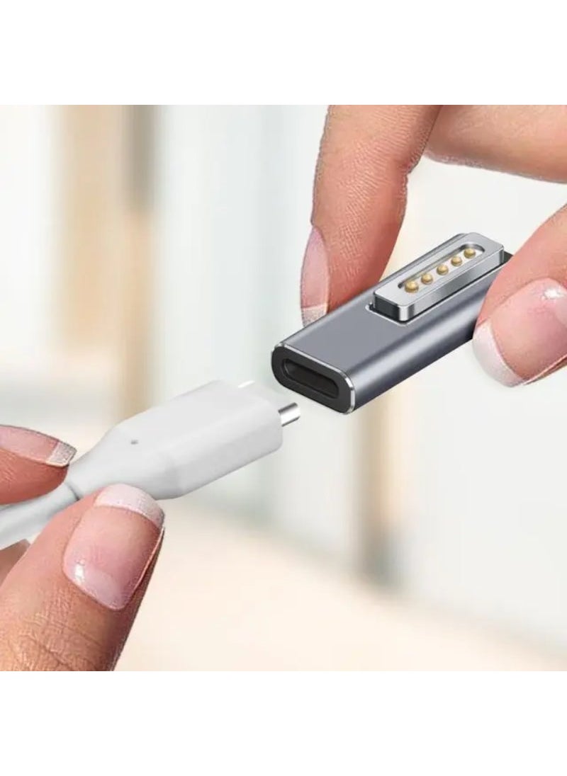 Techmaster - Type-C To Magsafe 2 60W 85W T Type Converter Charger Adapter - Image 1