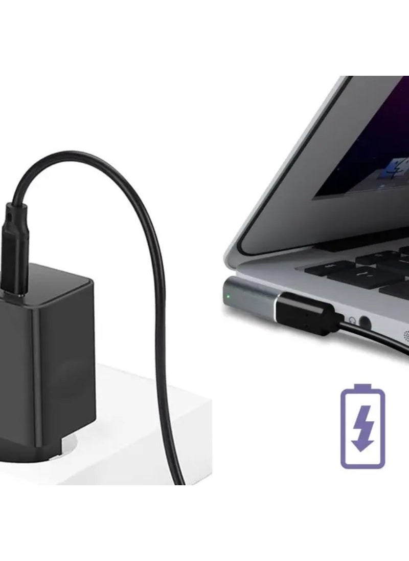 Techmaster - Type-C To Magsafe 2 60W 85W T Type Converter Charger Adapter - Image 1