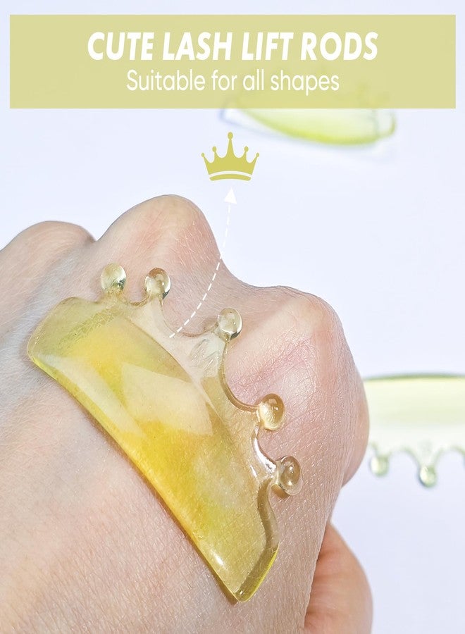 PERMANIA Lash Lift Pads, New Self-Adhesive Super Soft Lash Lift Rods Extreme Eyelash Curler Reusable (Yellow) - Image 3