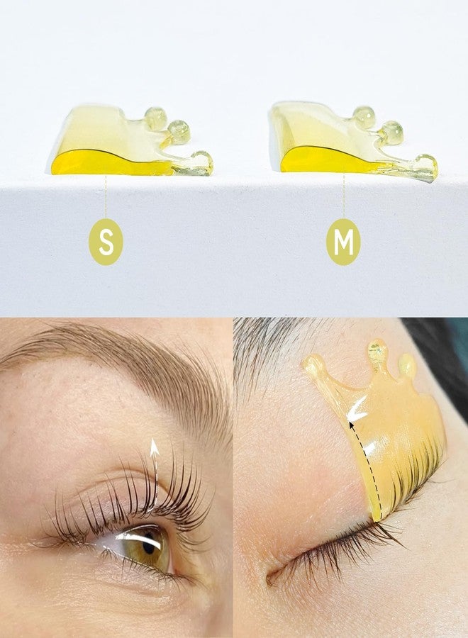 PERMANIA Lash Lift Pads, New Self-Adhesive Super Soft Lash Lift Rods Extreme Eyelash Curler Reusable (Yellow) - Image 2
