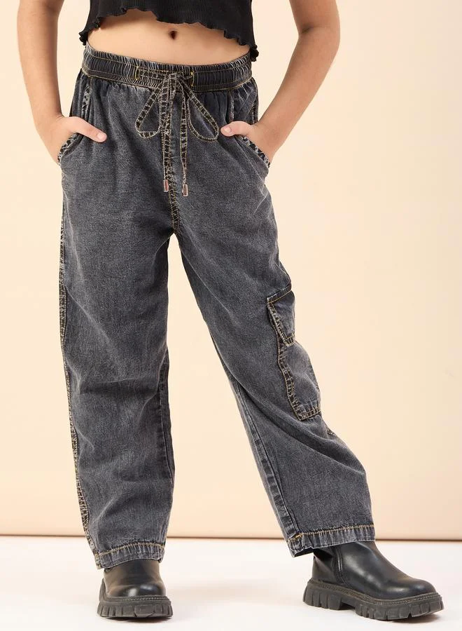 ستايلو بج بنطال كارجو قطن للبنات