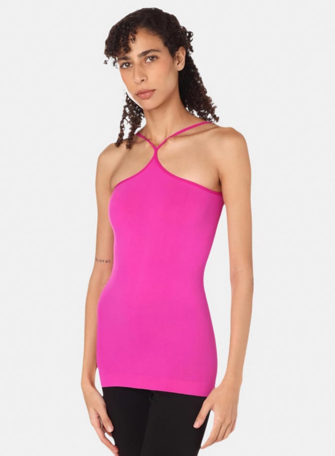 Silvy Lycra Donna Solid Tank Top For Women - Image 1