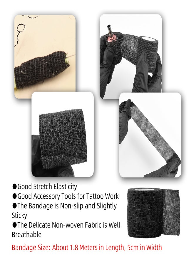 ATOMUS Manual Tattoo Stick Tattoo Kit DIY Tattoo Supply Tattoo Ink& Cups Grommets Needles Set for Tattoo Artists Beginners - Image 5