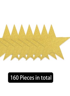Excefore 160 Pieces Glitter Star Cutouts - Paper Star Confetti Cutouts for Bulletin Board, Crafts, Classrooms, and Party Decorations  - Image 2