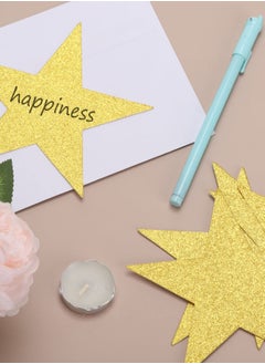 Excefore 160 Pieces Glitter Star Cutouts - Paper Star Confetti Cutouts for Bulletin Board, Crafts, Classrooms, and Party Decorations  - Image 3