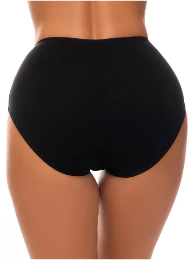 Every Woman Knows Women's Underwear Mid-Coverage Briefs Everyday Panties with Stretched Mesh Multipack  - Image 5