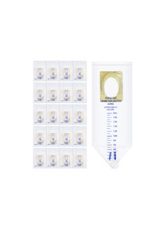 Disposable Baby Urine Bag, Clear Urine Catcher Pouch Individually Pee Bags Disposable Pediatric Urine Collectors Spill Proof Baby Urine Bag with Adhesive Surface for Kids Urine Collection(20 Pcs)