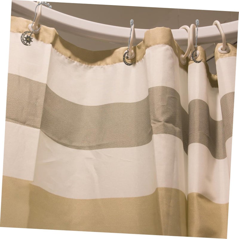 Vintage Moon Pendant Shower Curtain Hooks Rustic Bronze 12 Pack Bathroom Accessories - Image 4
