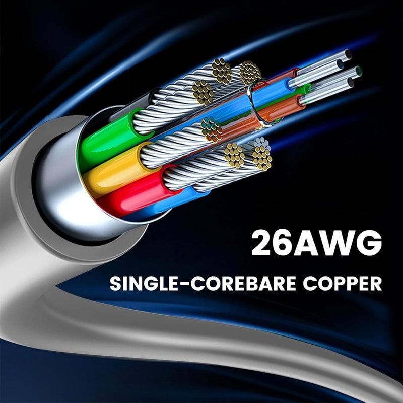 SPX Male to RJ45 Adapter Waterproof 26AWG Cable Connector 1200Mbps Speed - Image 4