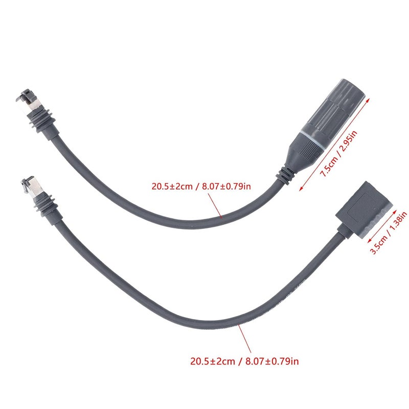 SPX Male to RJ45 Adapter Waterproof 26AWG Cable Connector 1200Mbps Speed - Image 5