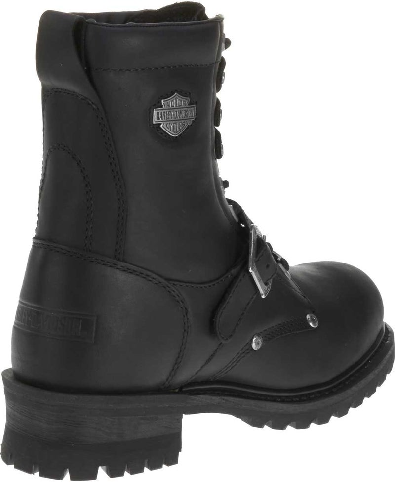 HARLEY DAVIDSON HARLEY-DAVIDSON FOOTWEAR Men's Faded Glory Leather Motorcycle Casual Boot, Black, 9.5 Medium US - Image 5