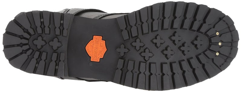 HARLEY DAVIDSON HARLEY-DAVIDSON FOOTWEAR Men's Faded Glory Leather Motorcycle Casual Boot, Black, 9.5 Medium US - Image 4