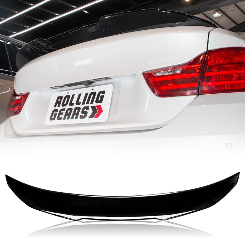Rolling Gears F36 Trunk Spoiler Wing Compatible with 20142020 BMW 4 Series F36 Spoiler 4D Gran Coupe DN Type Gloss Black Painted