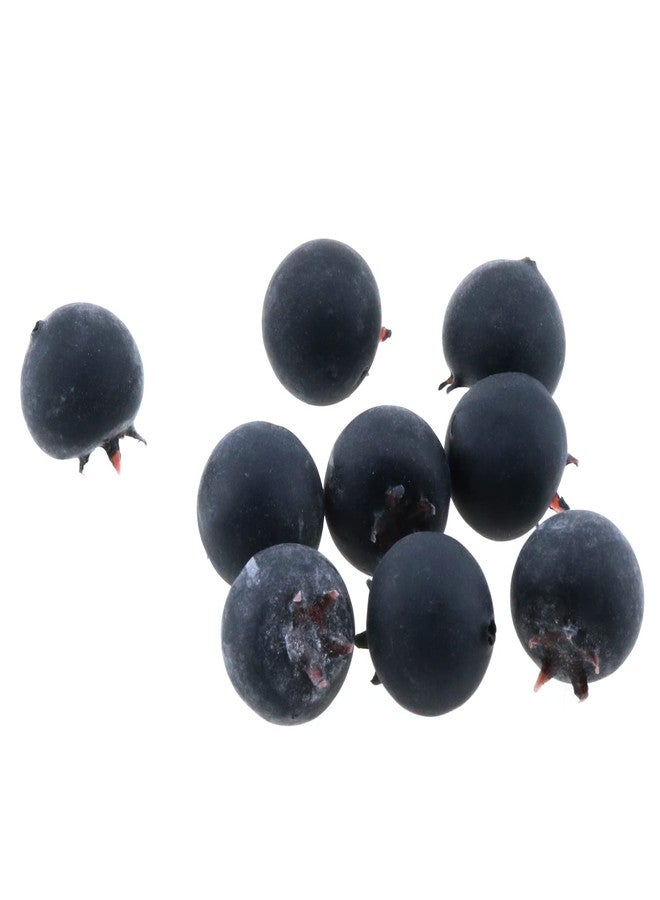 LUORNG 50pcs Artificial Blueberry 1.8cm Simulation Blueberry Fake Foam Fruit Faux Blueberry House Kitchen Wedding Party Decor - Image 4