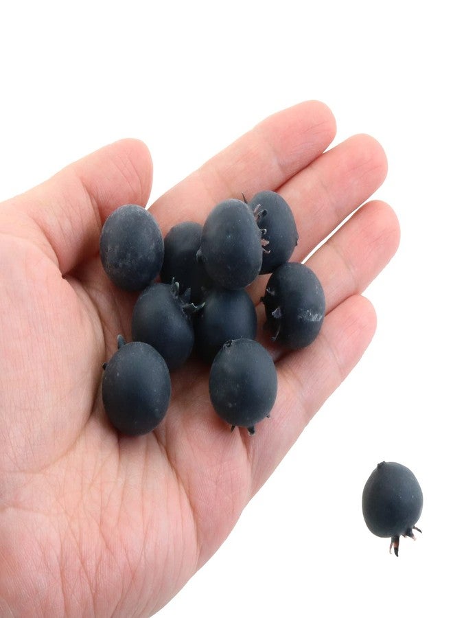 LUORNG 50pcs Artificial Blueberry 1.8cm Simulation Blueberry Fake Foam Fruit Faux Blueberry House Kitchen Wedding Party Decor - Image 3