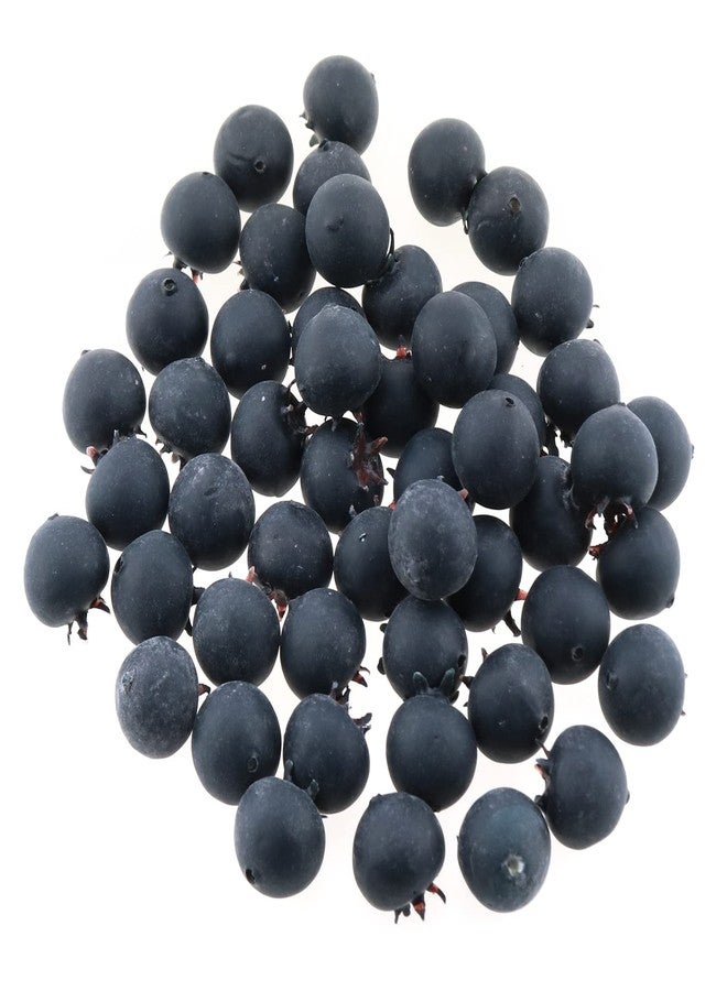 LUORNG 50pcs Artificial Blueberry 1.8cm Simulation Blueberry Fake Foam Fruit Faux Blueberry House Kitchen Wedding Party Decor - Image 1