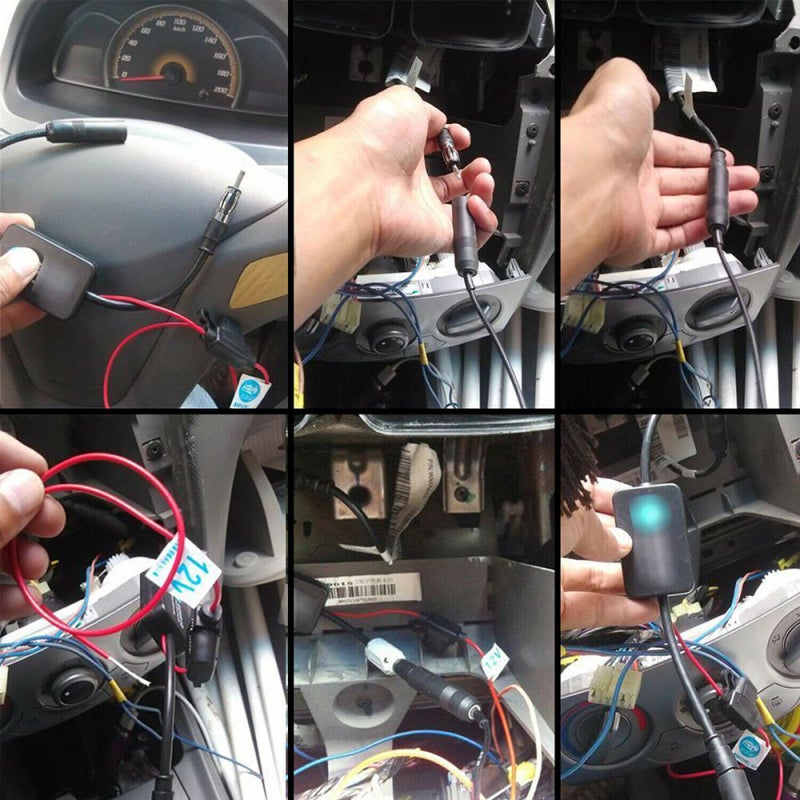 12.0V هوائي راديو سيارات FM - حساسية إشارة عالية ومقاومة للتداخل، مكبر إشارة محمول لمعدات استقبال راديو سيارات FM - Image 4