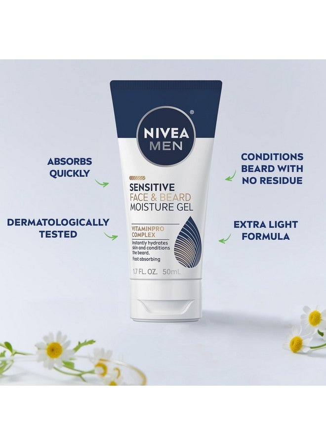NIVEA MEN Sensitive Face And Beard Moisture Gel, Gentle Face And Beard Moisturizer For Men Instantly Hydrates Skin And Conditions Beards, 1.7 Fl Oz Tube, Pack Of 3 - Image 5