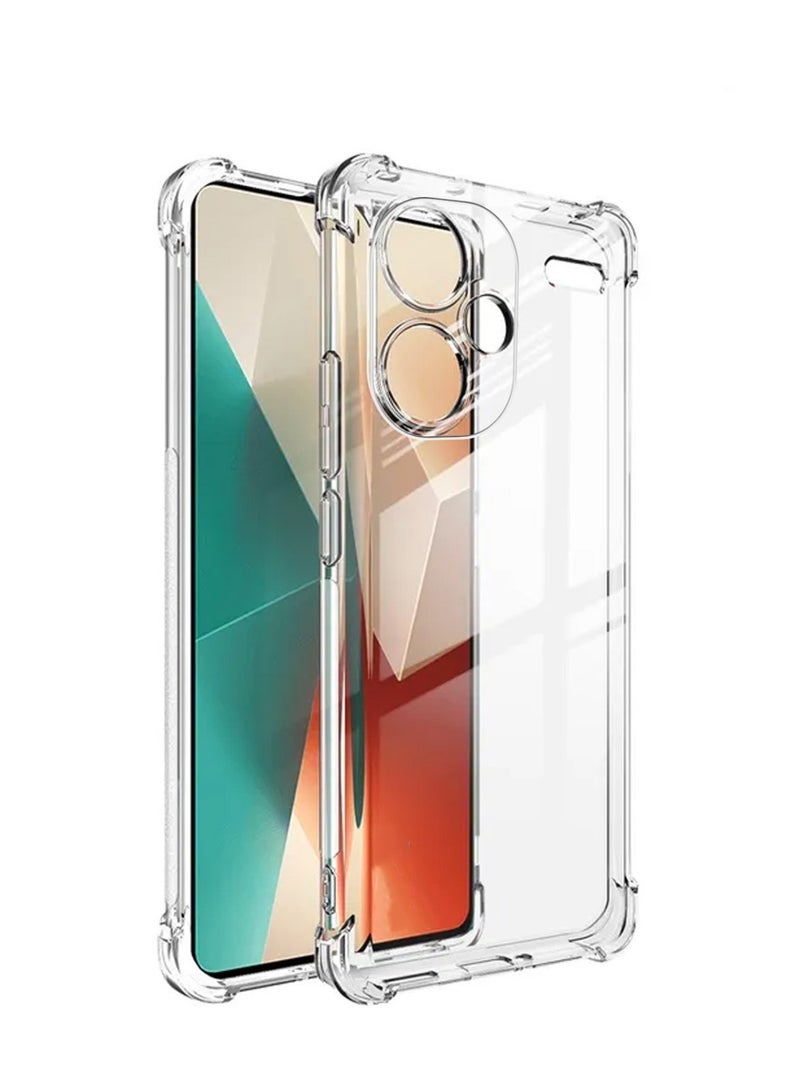 Techie Xiaomi Redmi Note 13 Pro Plus TPU Bumper Corner Case with Camera Lens Protection Transparent Protective Back Cover - Image 2