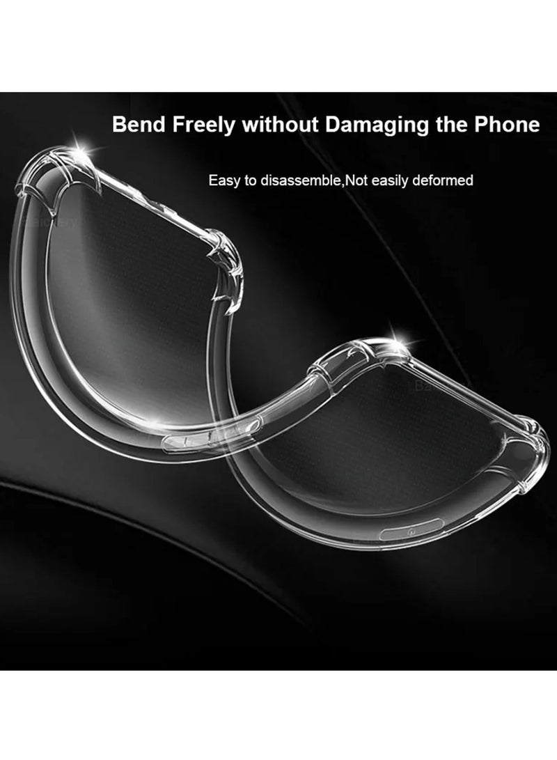 Techie Xiaomi Redmi Note 13 Pro Plus TPU Bumper Corner Case with Camera Lens Protection Transparent Protective Back Cover - Image 5