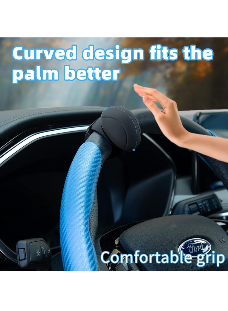 SYOSI Steering Wheel Knob, Universal Non-slip Fit Vehicle Power Handle Steering Wheel Spinner Accessory Knob, Car Power Handle Steering Wheel Spinner For Car Tractor Trucks Boat - Image 2