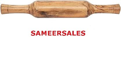 SAMEER SALES Wooden Rolling Pin and Rolling Board ComboBelan for KitchenRolling Pin and ChaklaRoti Roller - Image 2