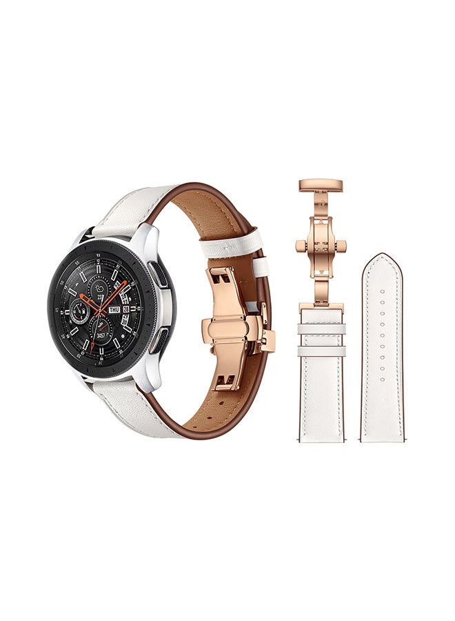 Perfii Stylish Replacement Band For Samsung Galaxy Watch White - Image 2