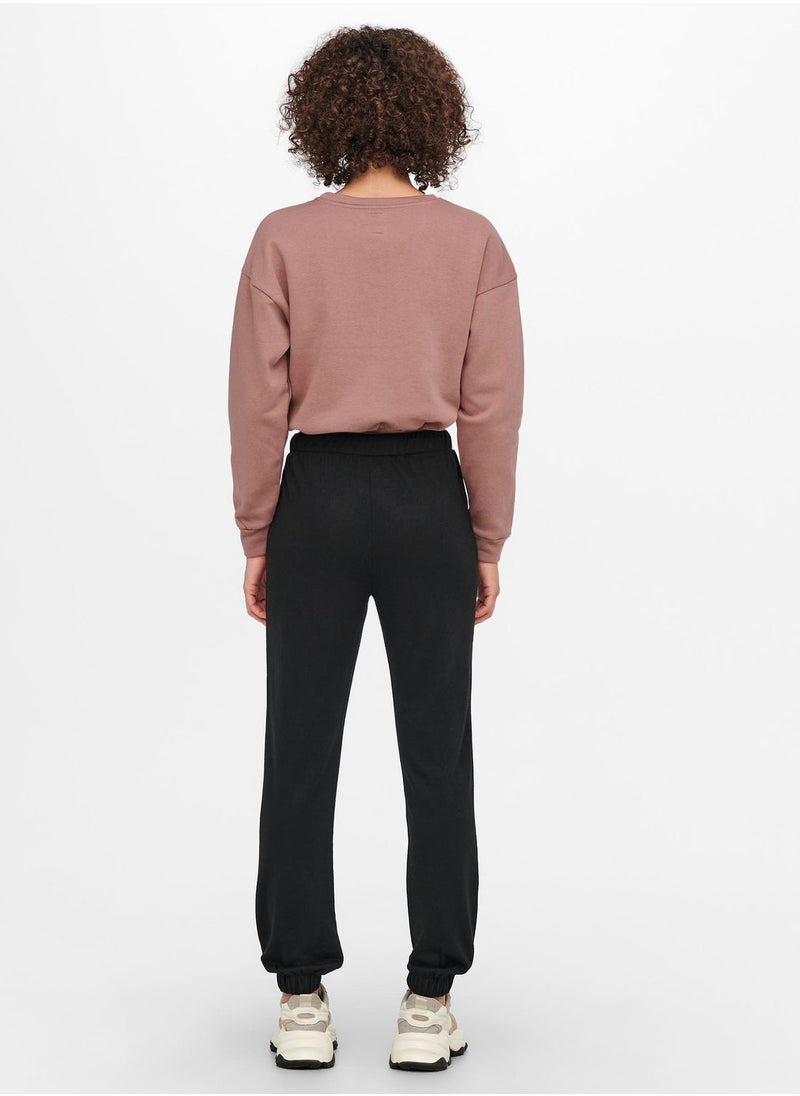 ONLY - Tie Hem Knitted Sweatshirt - Image 1