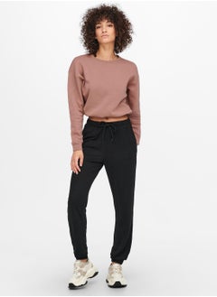 Tie Hem Knitted Sweatshirt