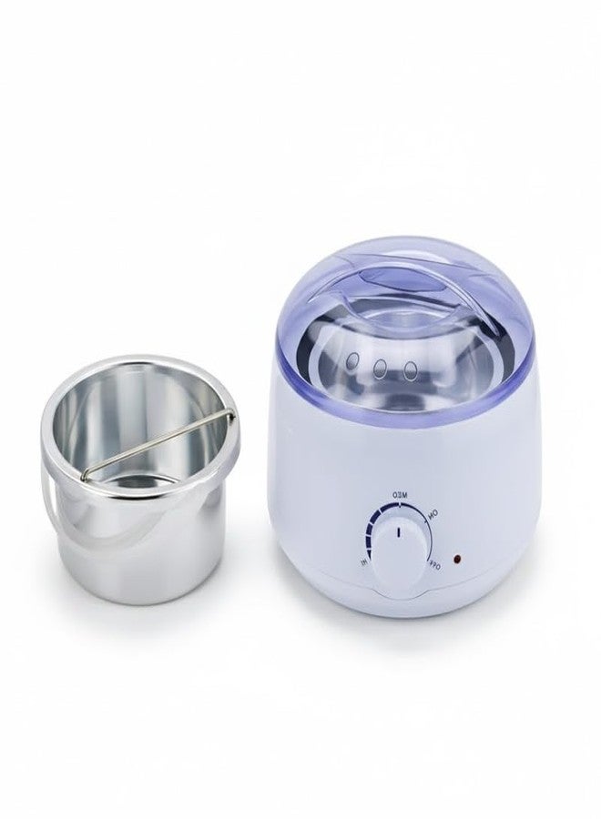 Elevea 𝟏𝟓 𝐘𝐞𝐚𝐫𝐬 𝐆𝐮𝐚𝐫𝐚𝐧𝐭𝐞𝐞, Oil and Wax Heater with Indicator Light, Thermostat Control, Auto Cut-off Safety, Durable Build, Easy Clean Aluminum Pot, For Full Body Hair Removal - Image 1