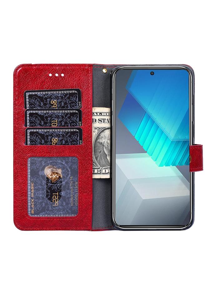 Green Tiger Case For Honor Play 40 Plus Zipper Bag Leather Phone Case - Image 4