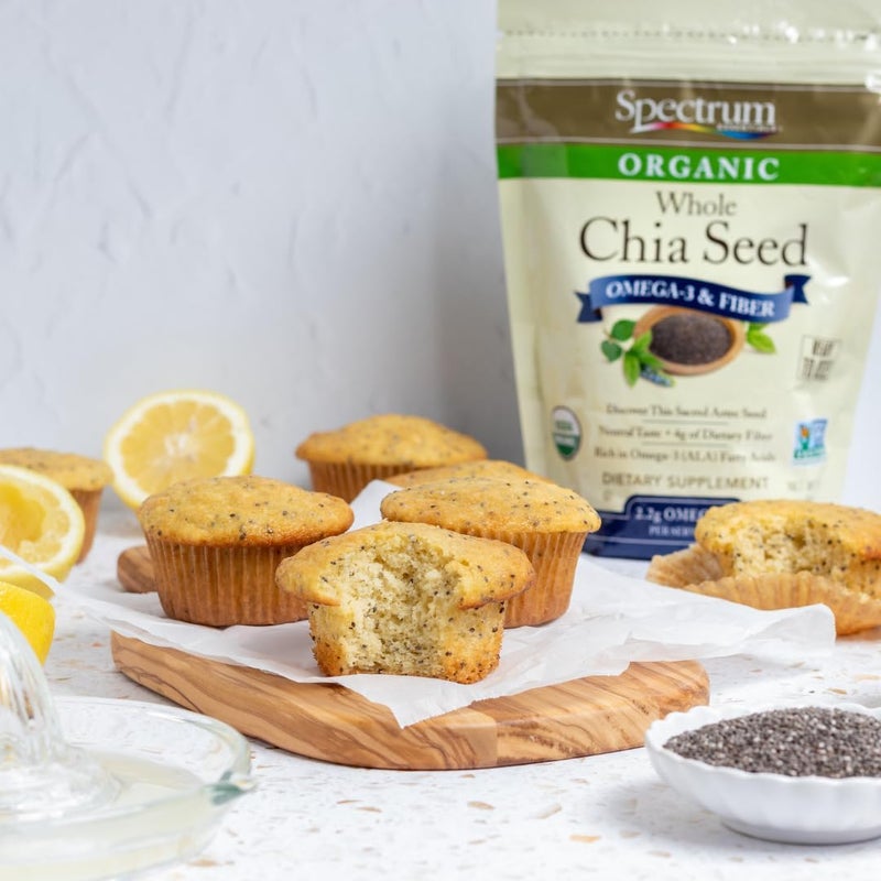 Spectrum Essentials Organic Chia Seed, Omega-3 & Fiber, 12 oz - Image 4