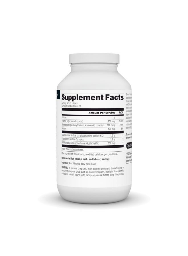 Source Naturals Glucosamine Chondroitin Complex With MSM, 240 Tablets - Image 2