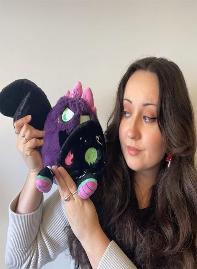 Squishable - Mini Neon Punk Mothman - Mothman Collection - 9 in - Soft Toy Collectible Stuffed Animal - Wing Magnets - Image 4