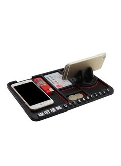 Y&D Car Silicone Dash Pad Mat, Universal Dashboard & Desktop Holder Multipurpose Anti-Slip Mat For Mobile Phone Multifunction Instrument Panel Storage  - Image 3