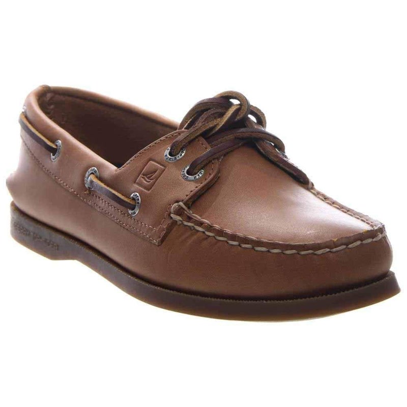 Sperry Womens A/O 2-Eye Boat Shoe, Tan, 6.5 - Image 5