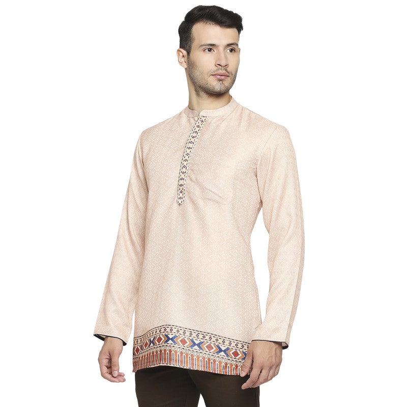 ARCHATTIRE Men Ivory Short Kurta - Image 2