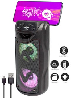 Wireless Bluetooth Speaker Stereo Sound FM Radio TF Memory USB Input