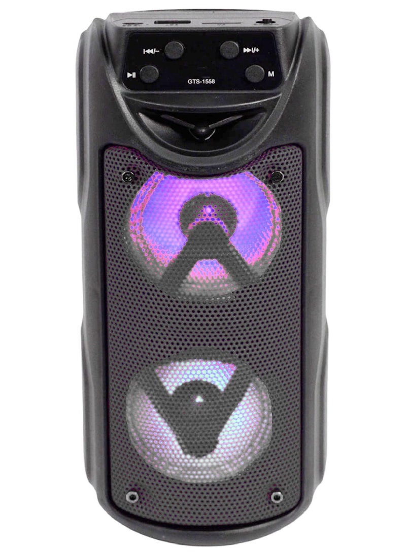 Generic - Wireless Bluetooth Speaker Stereo Sound FM Radio TF Memory USB Input - Image 1