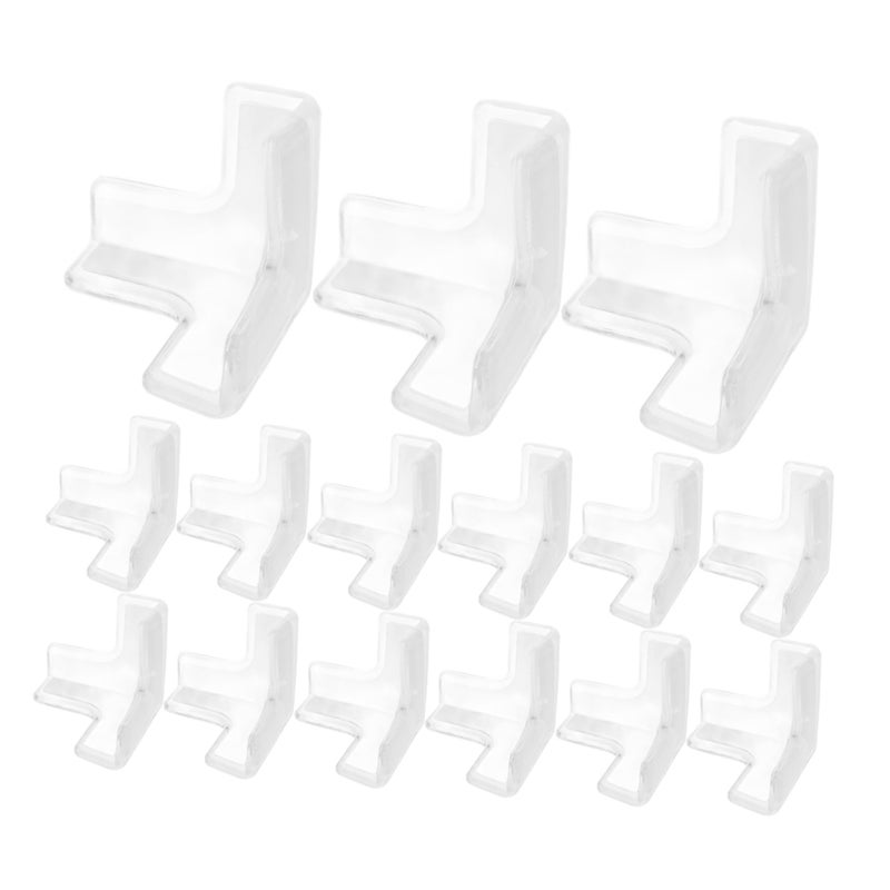 20 Pack Clear Corner Guards Edge Protectors For Furniture Tables And Desks - Image 2
