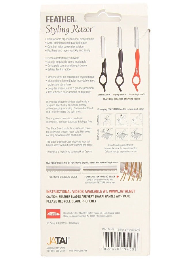 Feather Silver Styling Razor Kit  - Image 2