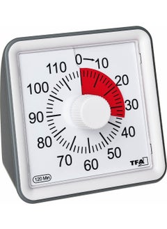 TFA Dostmann "visual" Alarm Timer Countdown Device 120 Min TM832.2062.10  - Image 1